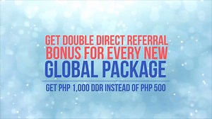 It's time to grab your chance and double your income! Get Double Direct Referral bonus in every new Global Package encoding. Remember, massive action generates massive results! | Alliance In Motion Global, Incorporated