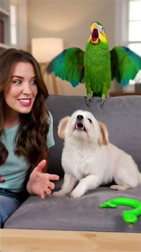 Parrot Prank Gone WRONG 😂 Dog’s Reaction Is Priceless!