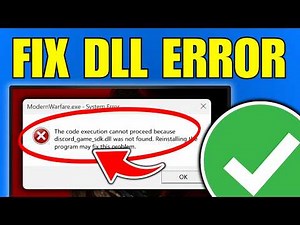 Fix discord_game_sdk.dll Missing Error 2026