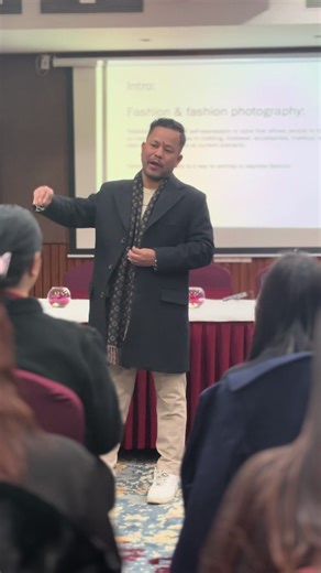 What is Portfolio in Fashion taught by Mr Rijan Satyal #MrsVogueNepal #CrownYourConfidence #WomenOfStrength #empoweredwomen #Womanhood