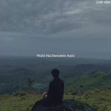 Zaroori tha || Wahi hai sarooatein apni || aesthetic lyrics video || #lyrics #music #song #short
