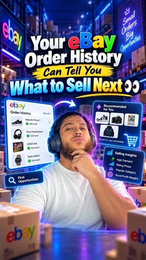 Your eBay Order History Can Tell You What to Sell Next 👀