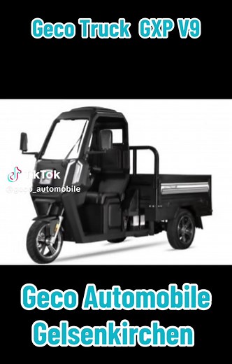 Geco Truck gXP V9: Innovative 3kW 72V Vehicle