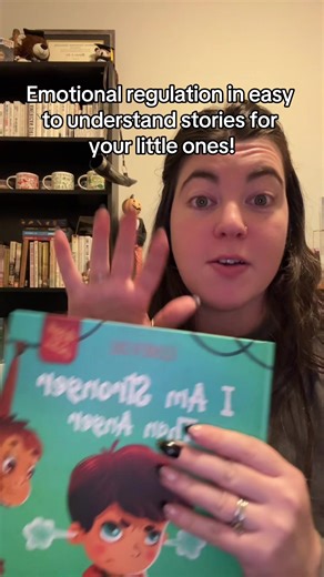 Use story time as a way to connect and guide your kids through their tough emotions. These stories are laid out in ways that kids can understand and walk away with tools to help them emotionally regulate. 💕 #storytime #storiesforkids #kidsbooks #childrensbooks #emotionalintelligence