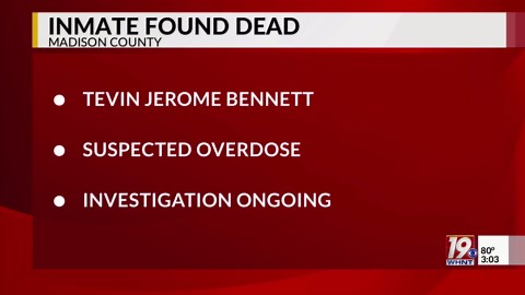 Madison County Jail inmate found dead | April 1, 2026 | News 19 at 3 p.m.