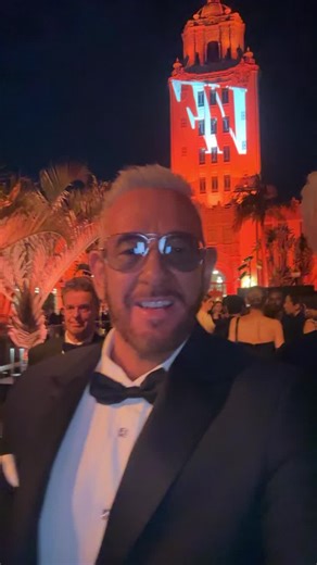 Ralph Rieckermann & Tim Robbins at Vanity Fair Oscar Party 2024