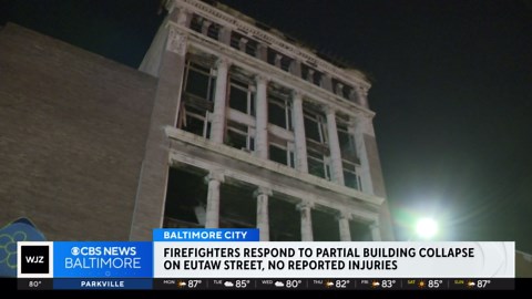 Engineers called to inspect Baltimore building after partial collapse