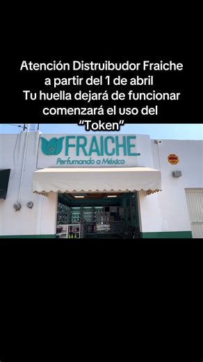 #fraiche🩵#distribuidores Recuerda acudir a tu sucursal más cercana activar tu token distribuidor!!