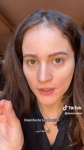 Enlever un bouton proprement sans cicatrices