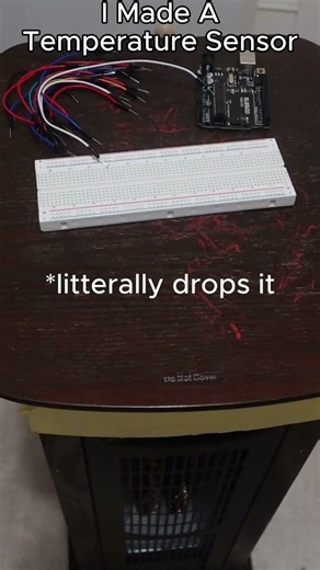 I Built a Temperature Sensor and It ACTUALLY Works... #shorts