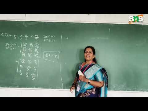 Problems on Jacobians | Differential Calculus | SNS Institutions