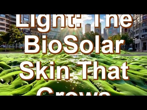 Living Light: The BioSolar Skin That Grows Power