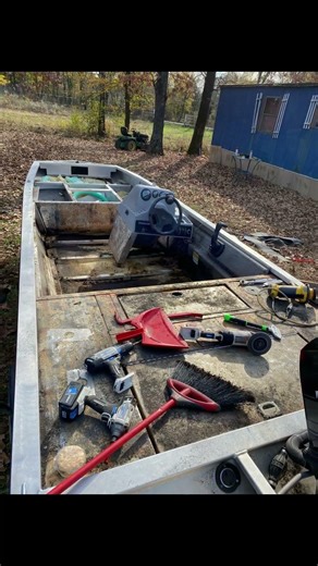 #diy #boat #bnb #restoration #basstracker #hunting #fishing