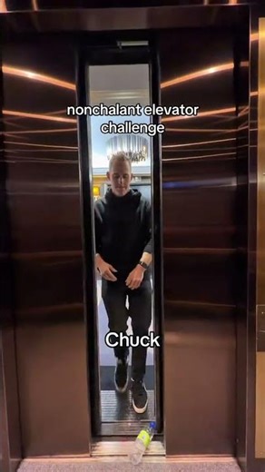 Stepping into 2026 like…🤩😬🙈 #elevatorchallenge #funny #shorts