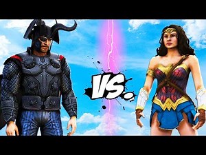 THOR VS WONDER WOMAN - EPIC BATTLE
