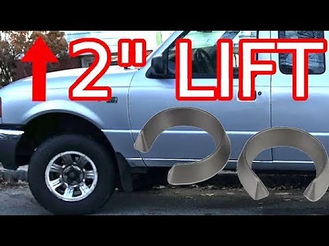 How To Install 2 Inch Coil Spring Lift - Ford Ranger 2WD 1998-2011