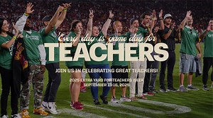 Extra Yard for Teachers Week — College Football Playoff Foundation