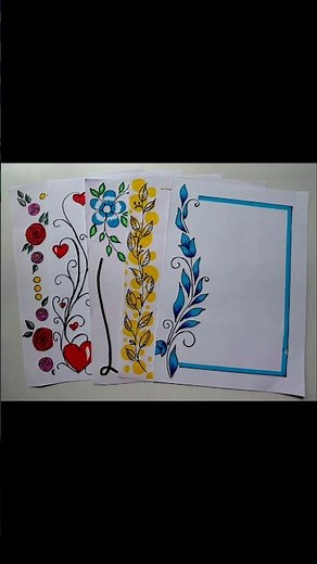 5 Easy border designs