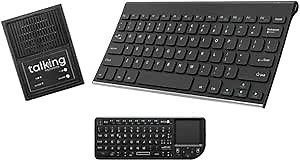 Dual Keyboard - Standard & Mini Speech Generating Wireless Portable AAC Device for Easy Communication & Travel | Ideal for Patients with Disabilities, Impairments, Post-Surgery Need