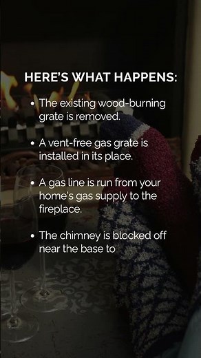How to Convert an Old Wood Fireplace to Gas (Without Remodeling!) 🏠🔥