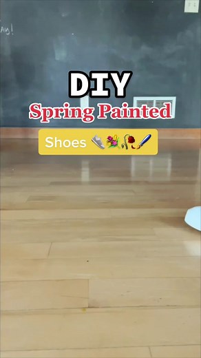 DIY Spring Painted Shoes with Posca Paint Pens