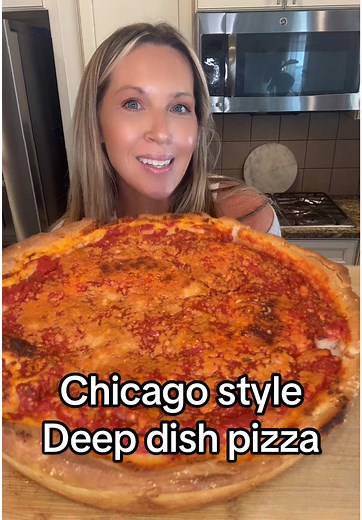 Homemade Chicago Style Deep Dish Pizza Recipe