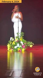 Trinity Weekes, delivers Greatest Love of All in the talent segment of the Grand Finale Showcase of the Mr & Miss Lux GEM 2024. #Happening now at the Frank Collymore Hall. 📸Barbados Today #LeadingOnlineMedium #BarbadosTodayNews #BTEpaper #BarbadosTodayUpdates #BTJournalism #BTCommunity | Barbados Today