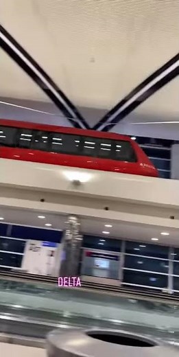 Delta Train Detroit Airport Michigan USA