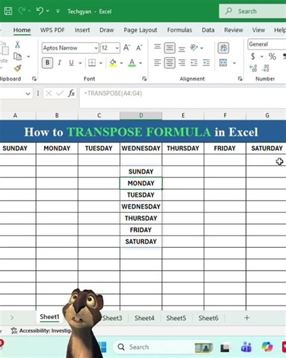 Work Smarter, Not Harder: Transpose Formula 🚀