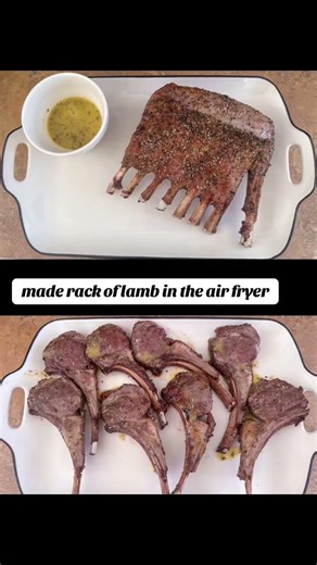 Air Fryer Rack of Lamb #properhumandiet #ketovore