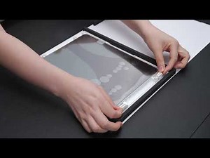 OMOTON A89 Tutorial Video for iPad Screen Protector with Easy Application Tray