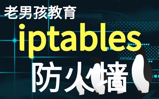 老男孩教育-Linux系统安全之iptables防火墙视频教程，从基础介绍到实战应用！