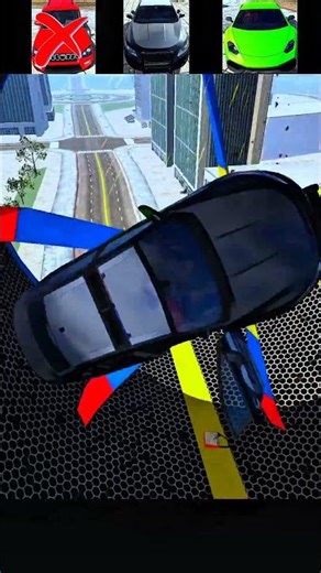 Car Stunt Battle ⚡ 3 Cars Ka Dangerous Challenge