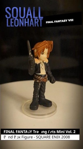 🦁 SQUALL 🦁 Final Fantasy Trading Arts Mini Vol 2 Figure Square Enix 2008 #finalfantasy #ffviii #ff8