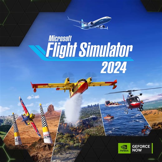 The sky is calling. ☁️ Microsoft Flight Simulator takes flight and joins the #GeForceNOW library - stream it today. ✈️ | GeForce NOW