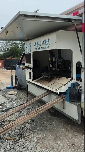 Innovative Ice-Cream Van with Fiber Laser