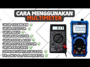HOW TO USE ALL MULTIMETER FEATURES, COMPLETE❕❗