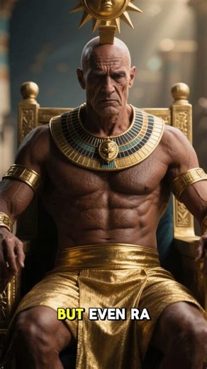 The Mighty Sun God Who Ruled Creation | Egyptian Mythology Explained 🌞shorts #egyptiangod