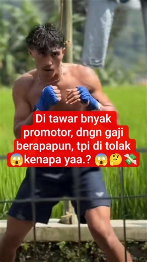 Andi di tawar gaji bebas, tapi di tolak.?🤔😱💸 #boxingskill #fight #boxing #mma #bangghalyh