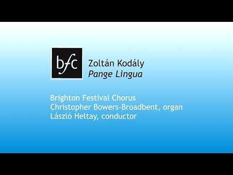 Pange Lingua, Zoltan Kodaly