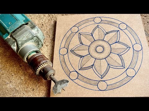 Beautiful Flower Door Carving with Router Machine | Amazing Wood Design for Beginners