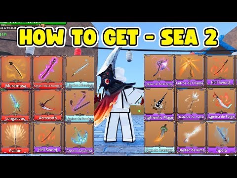 HOW TO GET ALL SWORDS IN KING LEGACY - SECOND SEA
