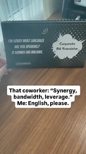 Grab your Corporate Lingo Translator at CorporateGags.com 🙌 | Corporate Gags