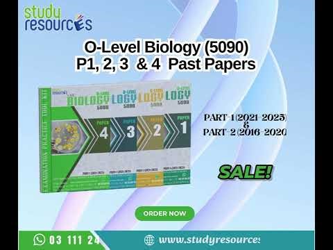 O Level Biology Past Papers – Your Shortcut to Success 🧪📘⭐