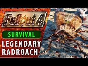 Fallout 4 - Legendary Radroach - SURVIVAL - Near the Corvega Assembly Plant