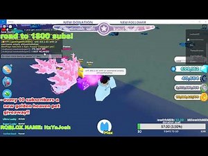 LIVESTREAM MASSIVE PET SIMULATOR X GIVEAWAY!!!