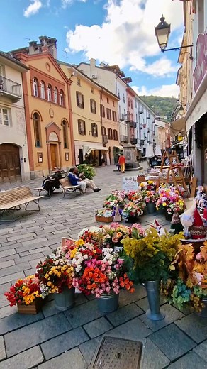 Aosta – Gateway to the Alps! Nestled in the heart of the Aosta Valley, this charming city is surrounded by towering peaks. Explore the well-preserved Roman ruins, stroll through the medieval streets, and take in the stunning views of the Alps. Ready for an adventure in this historical gem? 🏰🇮🇹 #aosta #italia #italy #tiktoktravel