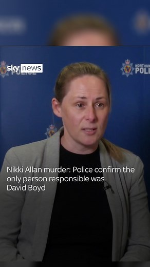 David Boyd was found guilty of seven-year-old Nikki Allan’s murder in 1992. Detective Chief Superintendent Lisa Theaker, who led the Nikki Allan murder case, said they looked at 1,226 men and narrowed it down to 160 in the investigation. #NikkiAllan #Murder #Police #Investigation #DavidBoyd | Sky News