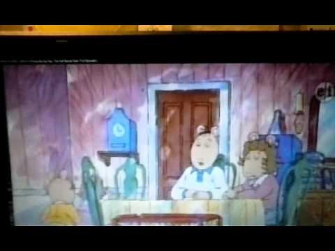 Arthur chased D.W. around.