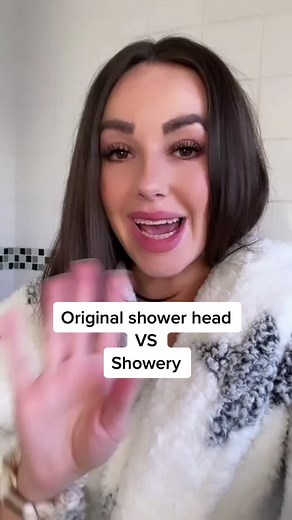 Original shower head vs Showery Ecoflow 🚿Visit showery.co.uk to shop now 🎥: chloeandleox via Instagram #ShoweryTime #ShowerHead #FilteredShowerHead